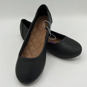Jellypop Elsa Black Ballet Flat NWOB